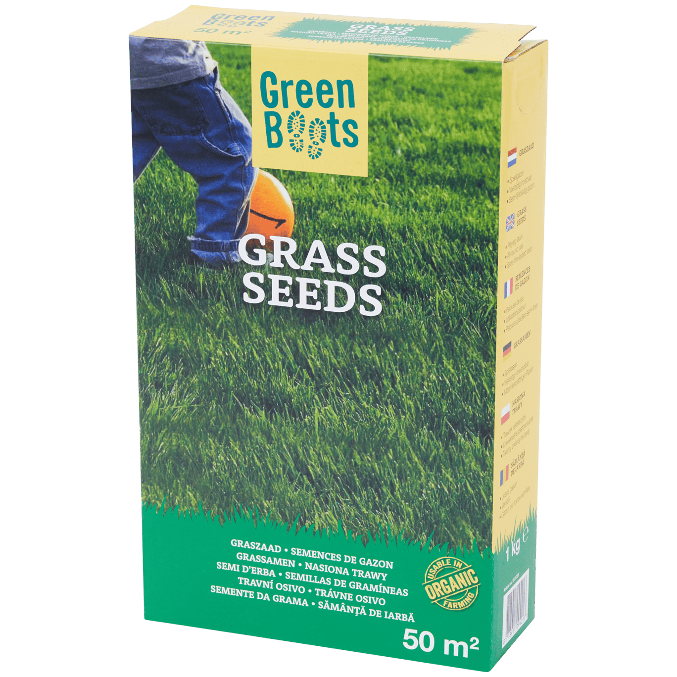 Semillas de hierba para césped Green Boots