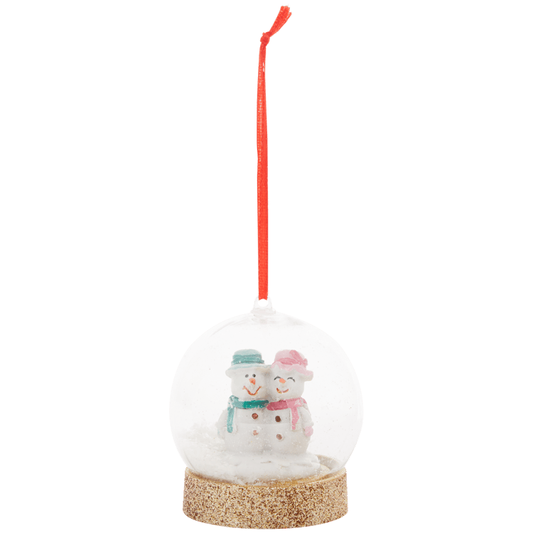 Bola de nieve colgante de Navidad Home Accents