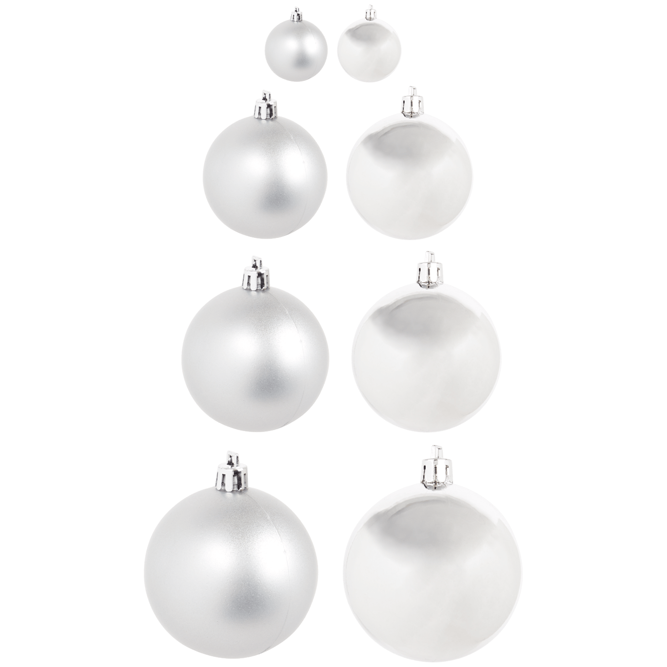 Boules de Noël en plastique