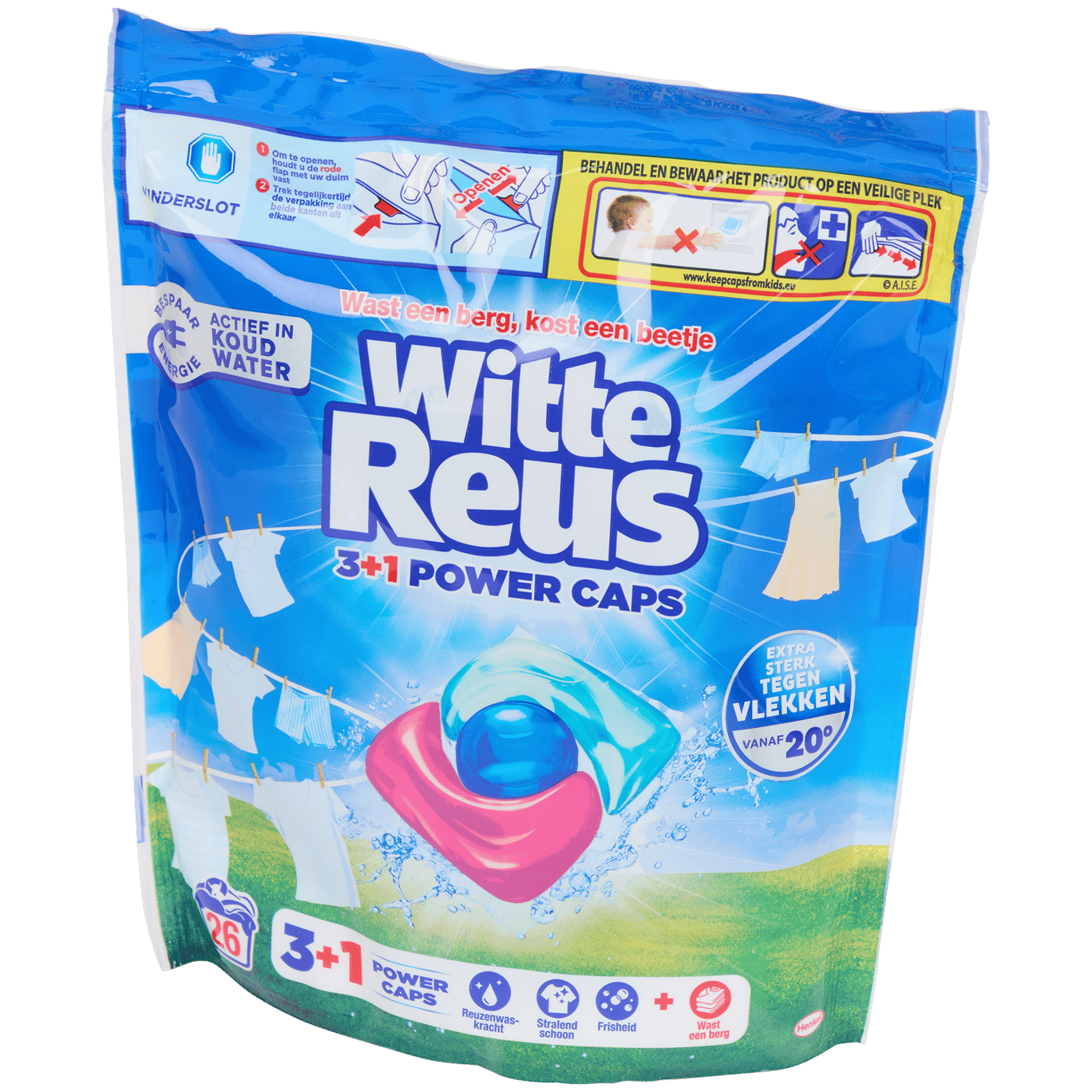 Witte Reus 3-in-1 wascapsules