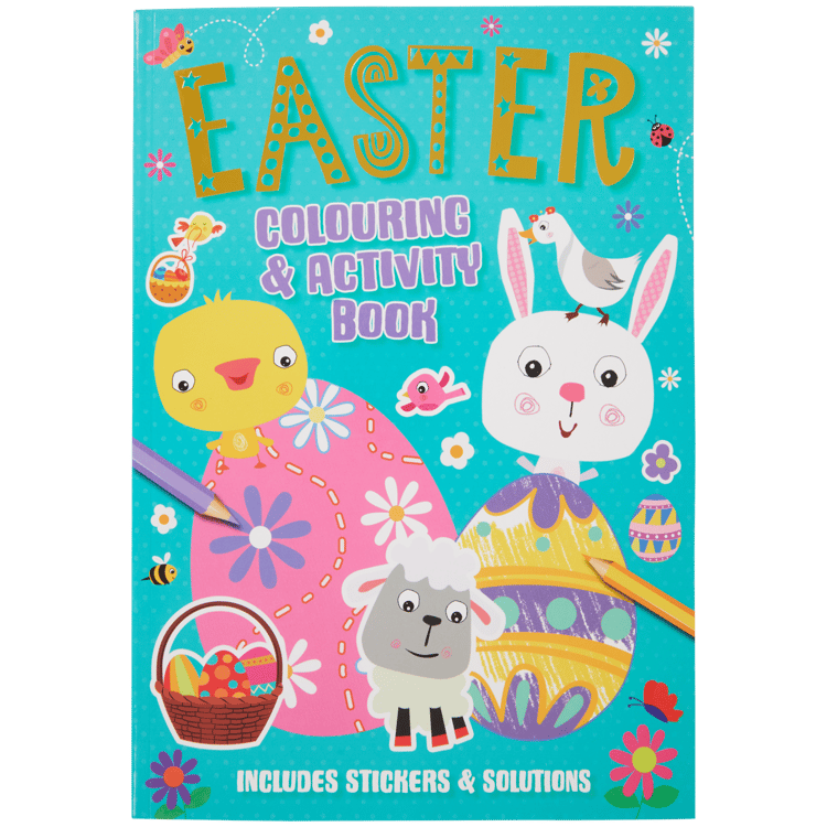Libro para colorear y jugar de Pascua