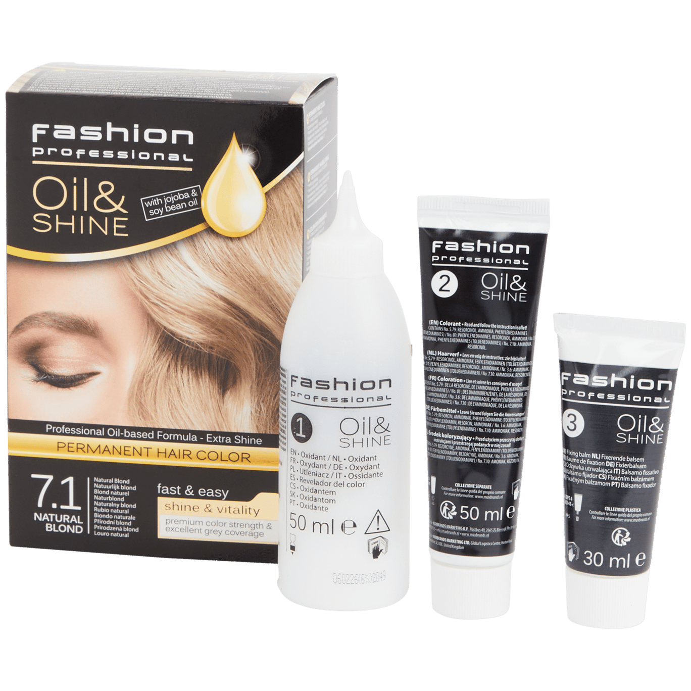 Tinta para cabelo Fashion Professional Oil & Shine