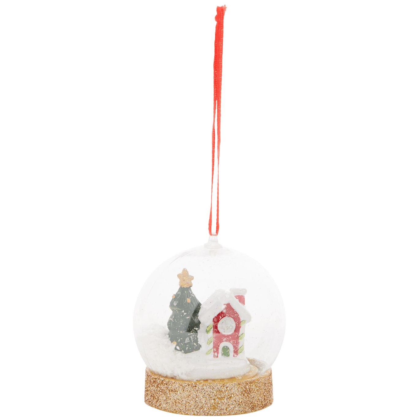 Bola de nieve colgante de Navidad Home Accents