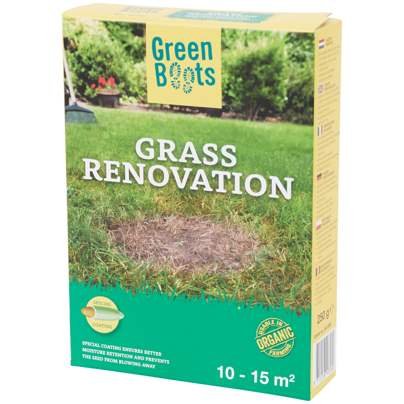 Semi d'erba per prato da rinnovare Green Boots