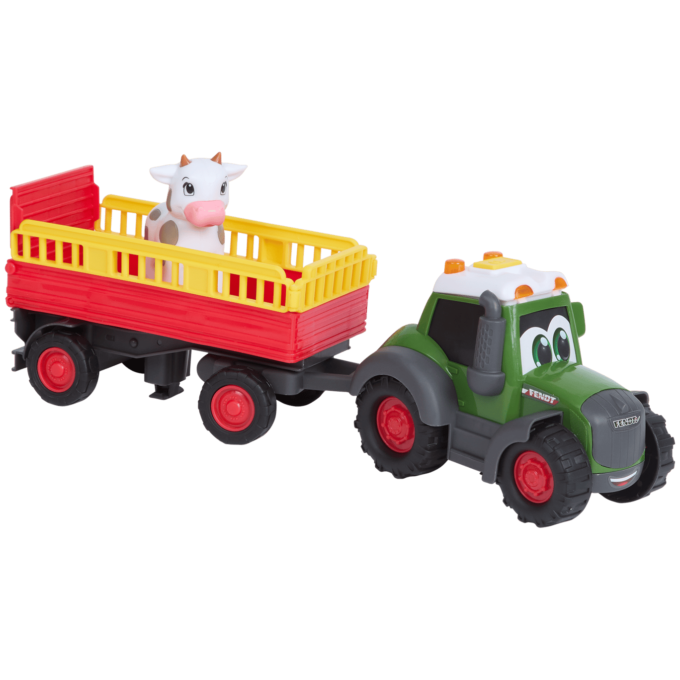 Dickie Toys tractor met trailer