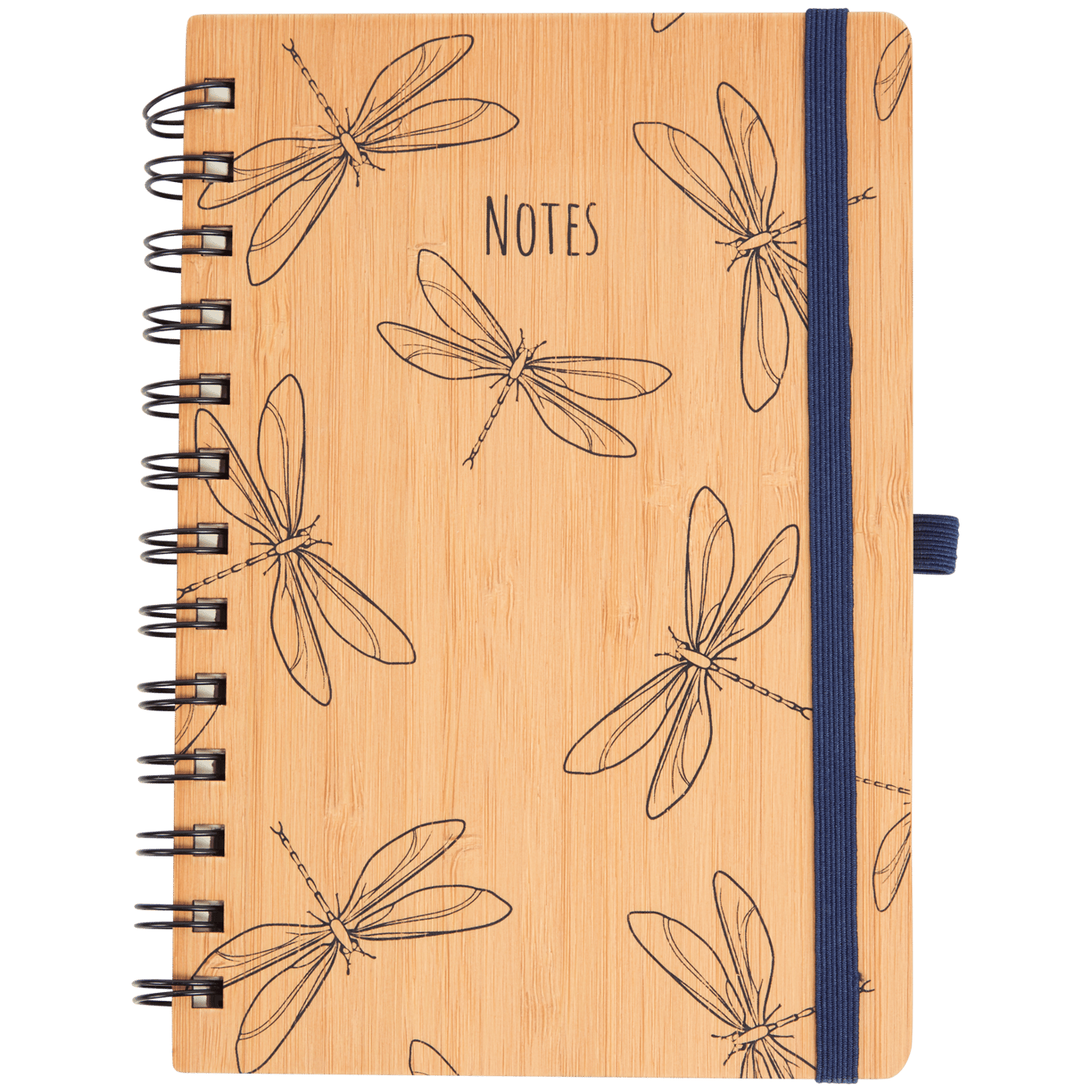 Caderno com capa em bambu