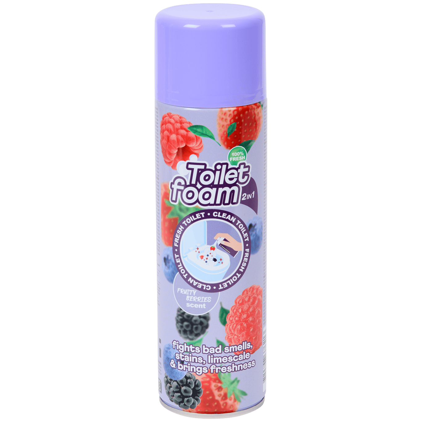 Mousse nettoyante pour toilettes