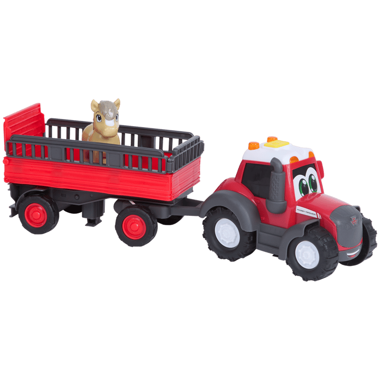 Dickie Toys tractor met trailer