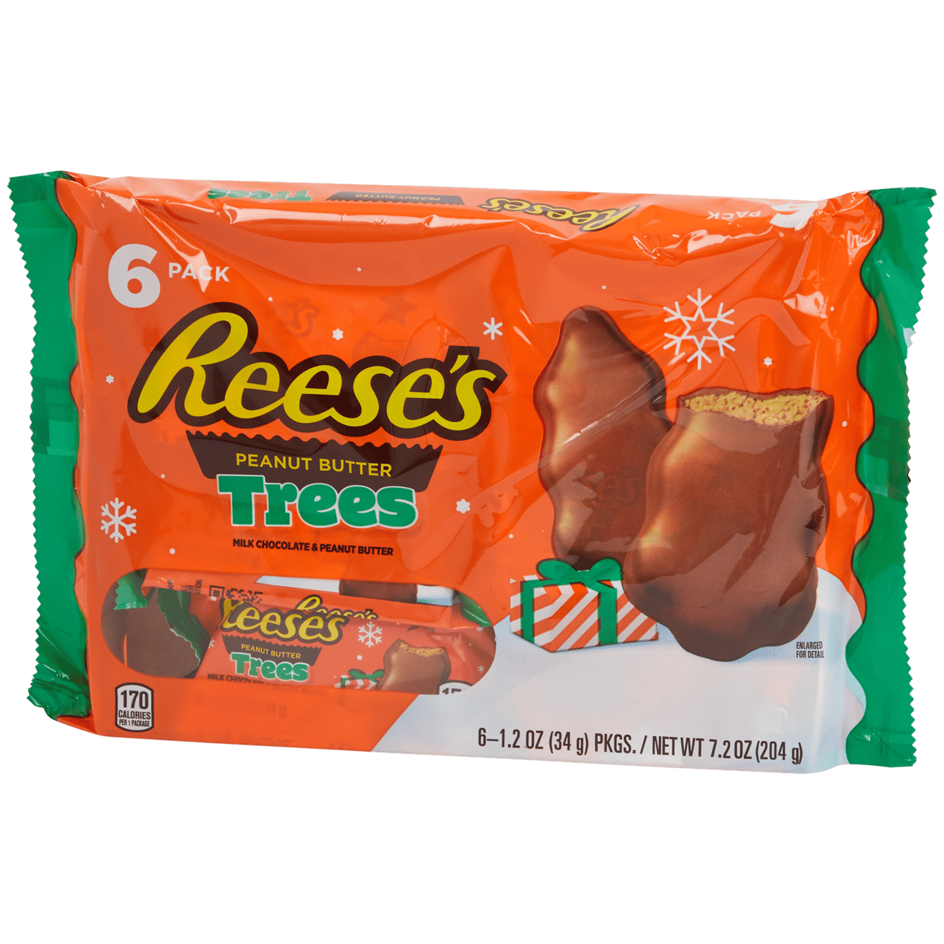 Ciastka choinki z masłem orzechowym Reese's