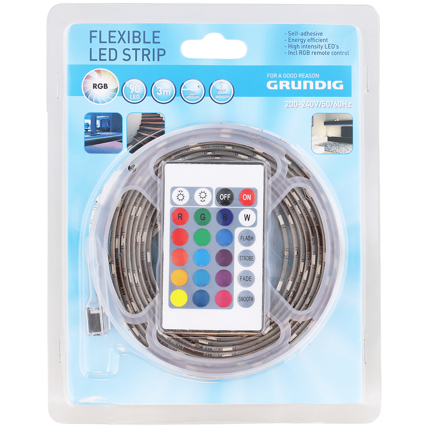 protein element Silver Ruban LED multicolore Grundig | Action.com