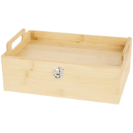 Caixa de arrumação com tabuleiro
