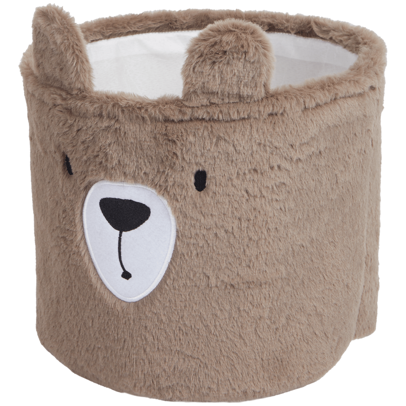 Panier de rangement en peluche