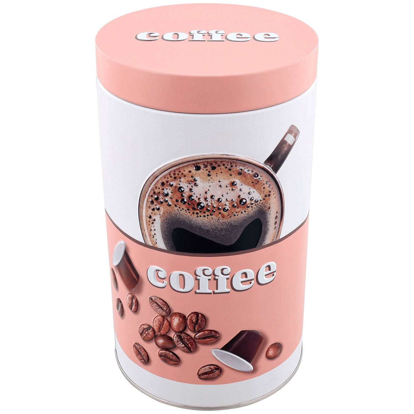 Kaffeepaddose Kaffeepad Dose Vorratsdose Kaffee Pulver Bohnen mit New York Motiv 