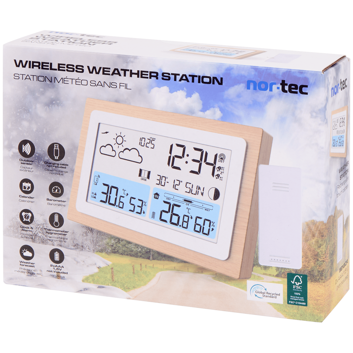 Nor-Tec Drahtlose Wetterstation