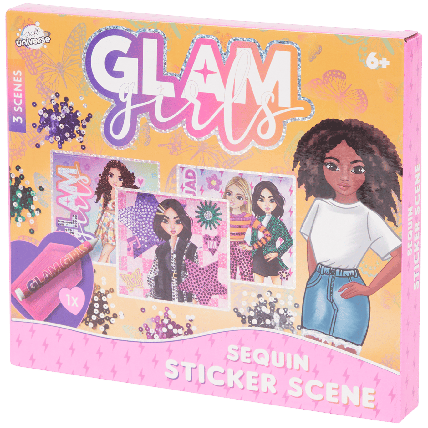 Glam Girls stickerscène