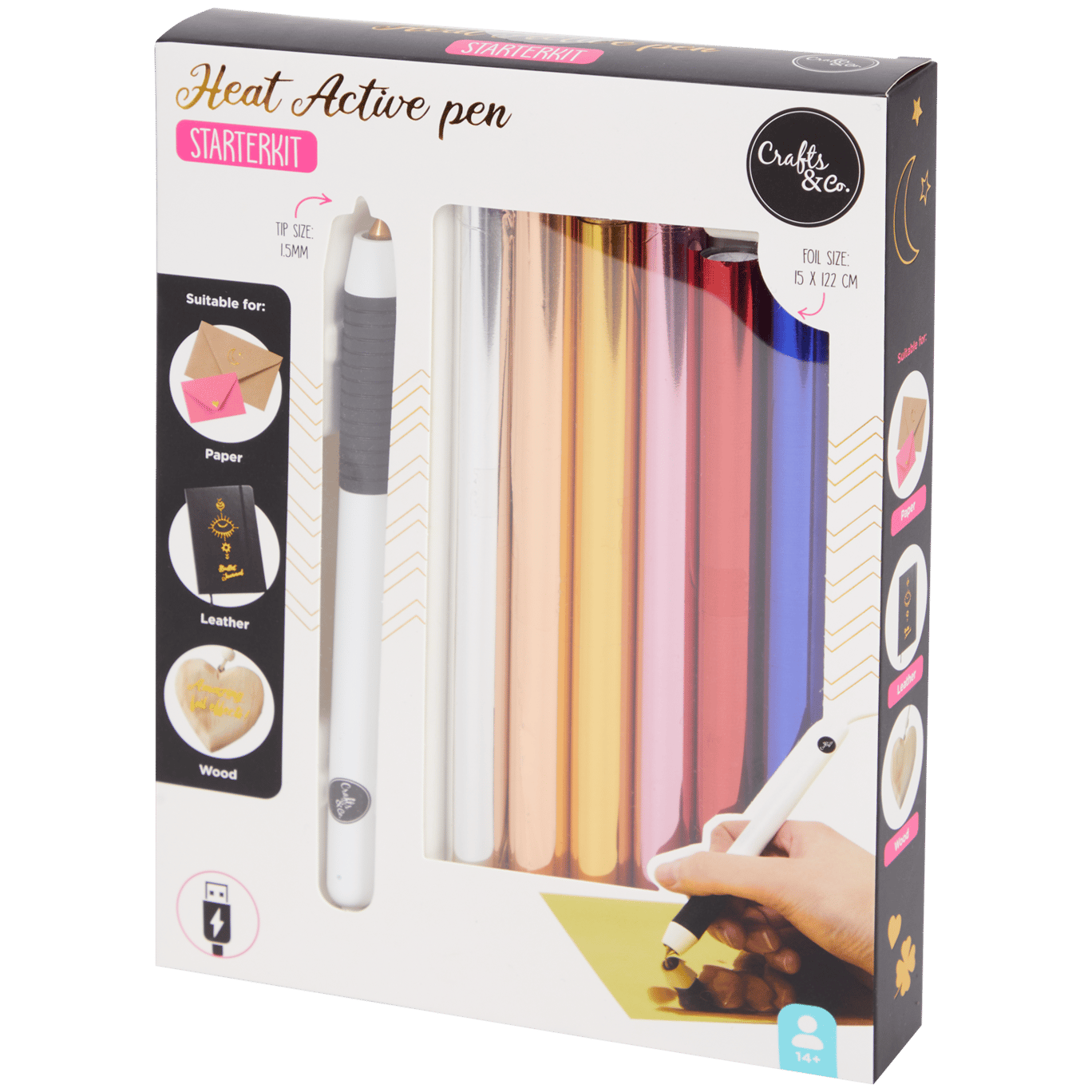 Penna a caldo con starter kit Crafts & Co