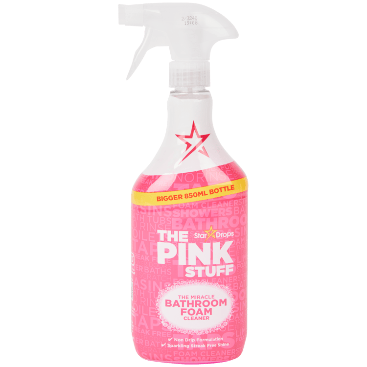 Mousse nettoyante salle de bain The Pink Stuff