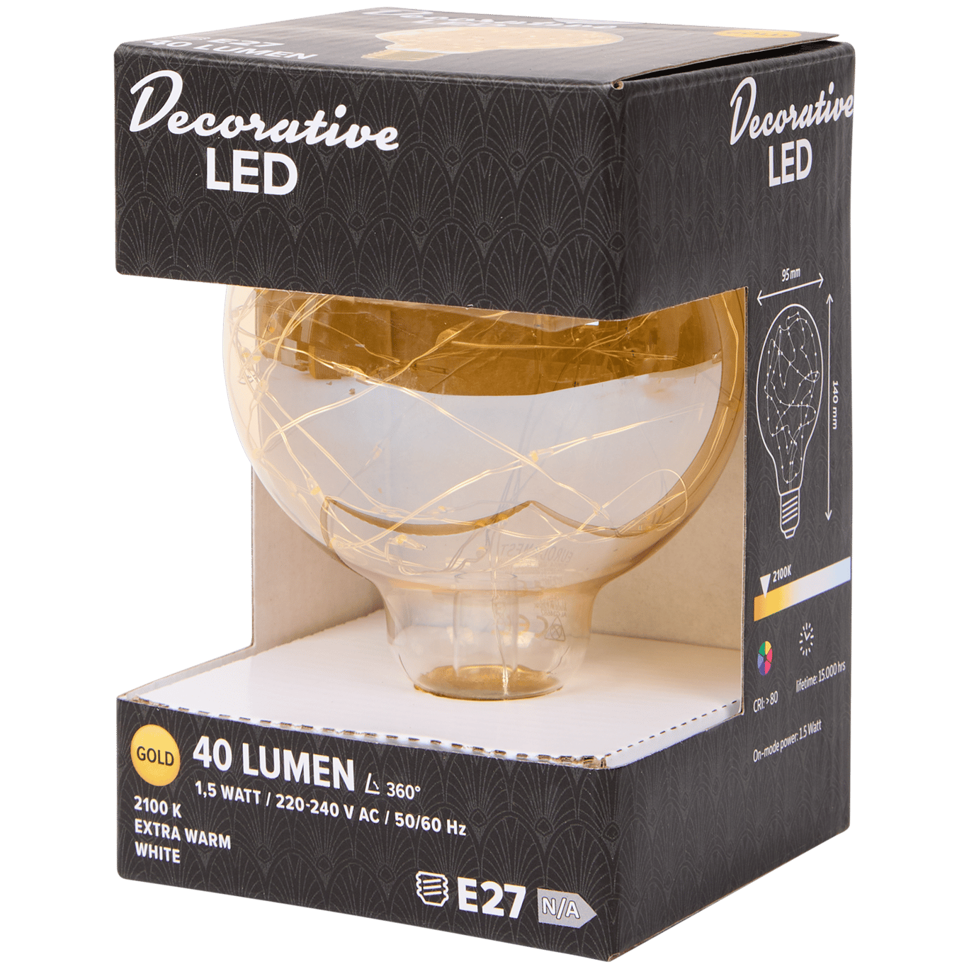 Eurodomest led-draadlamp