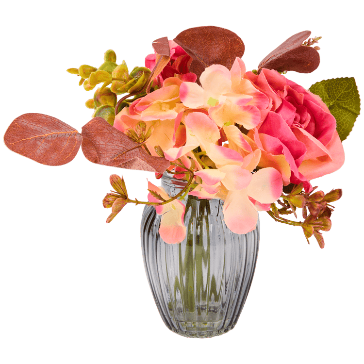 Fleurs artificielles dans un vase