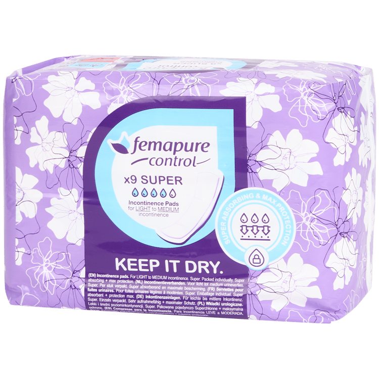 Femapure incontinentie pads Super