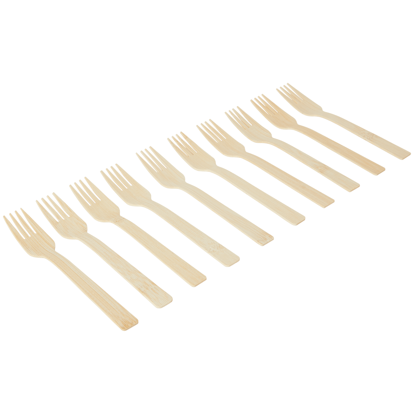 Tenedores de bambú