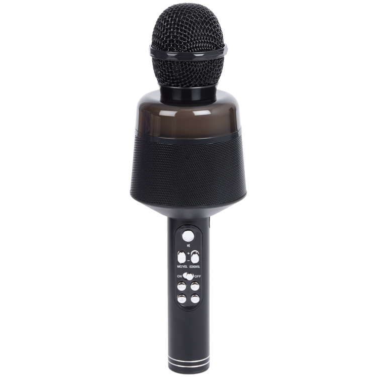 Bezdrôtový karaoke mikrofón so svetlom