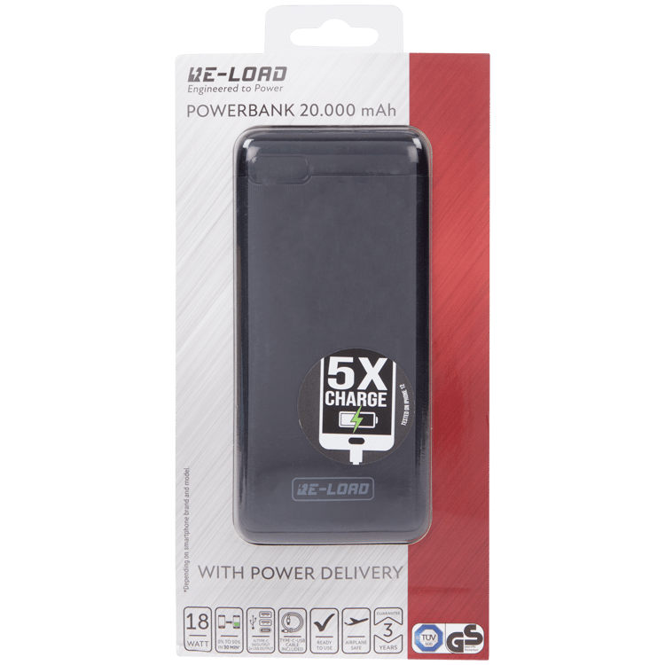 Re-load snel-ladende powerbank