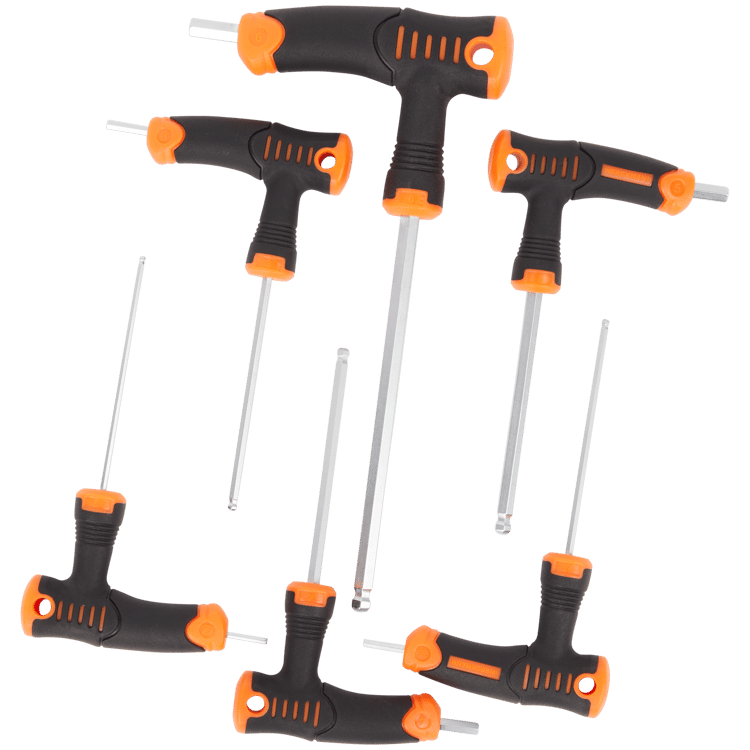 Juego de llaves hexagonales con mango en T Werckmann