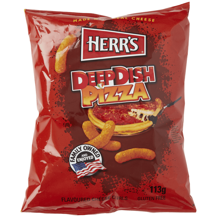 Herr's chips Deep Dish Pizza