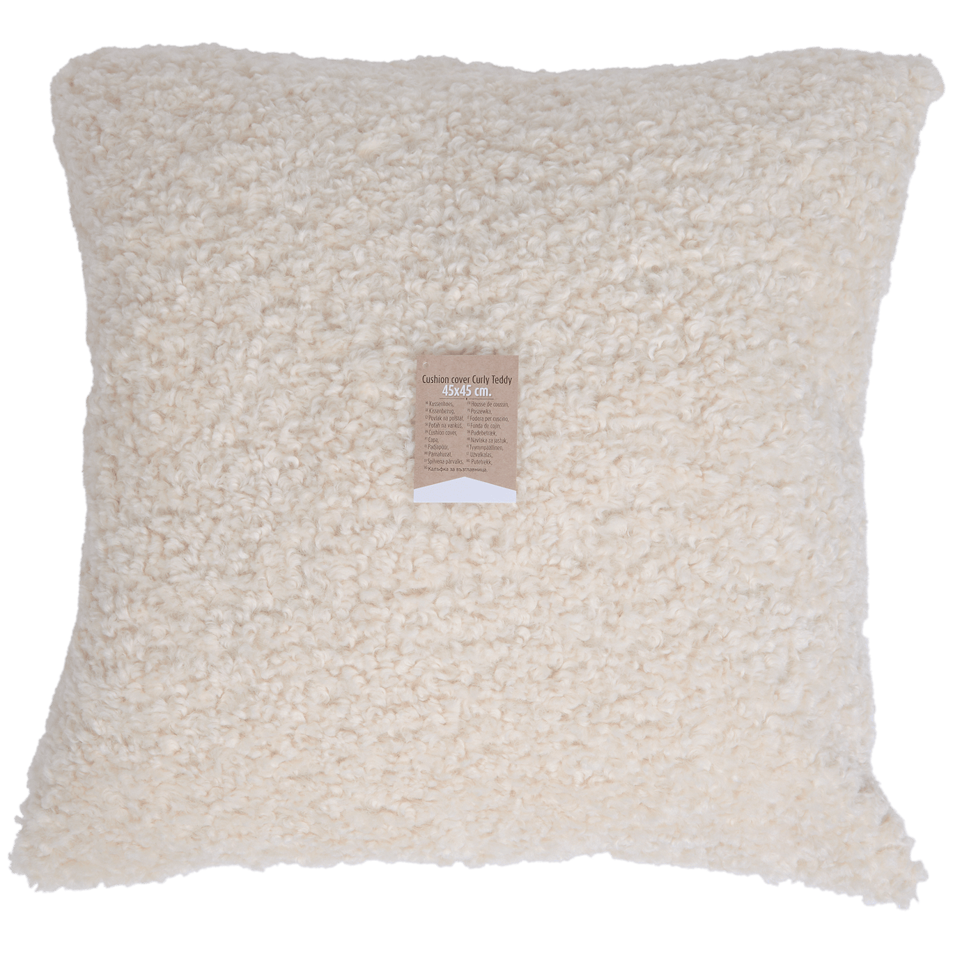 Housse de coussin Curly Teddy