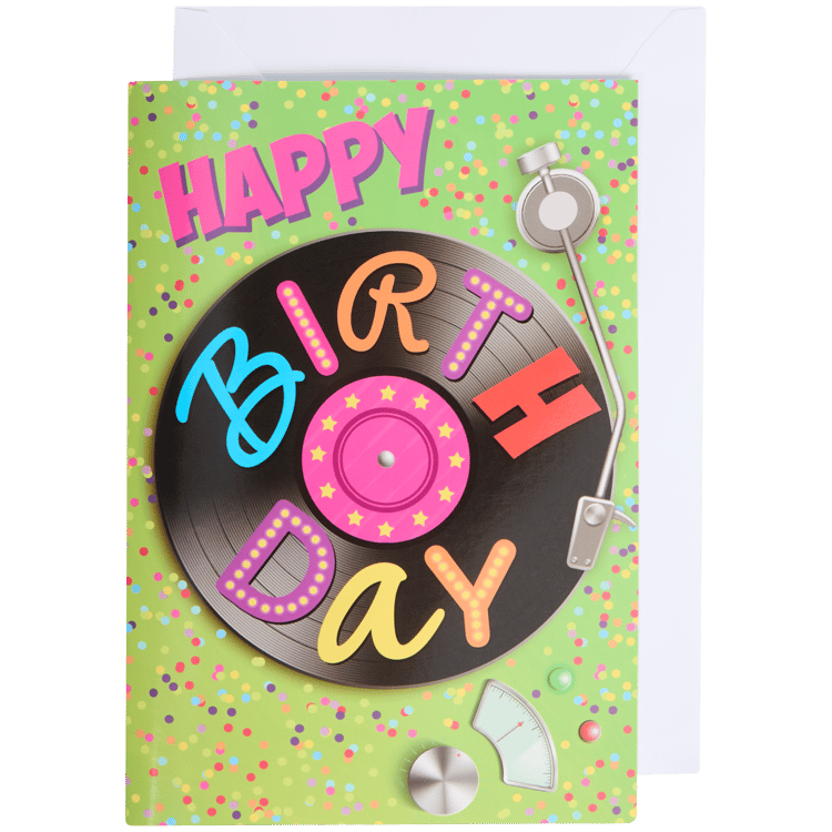 Tarjeta de felicitación con música