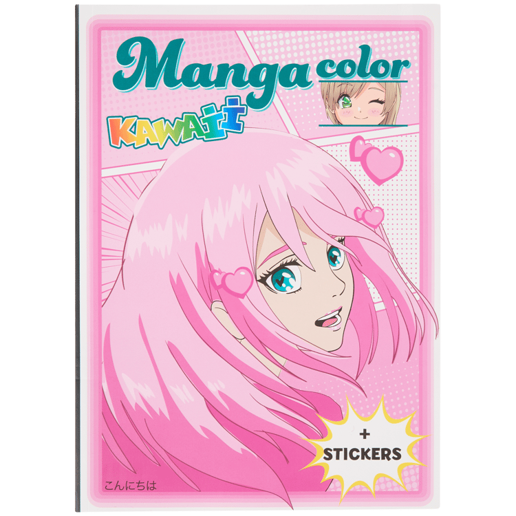 Libro para colorear manga