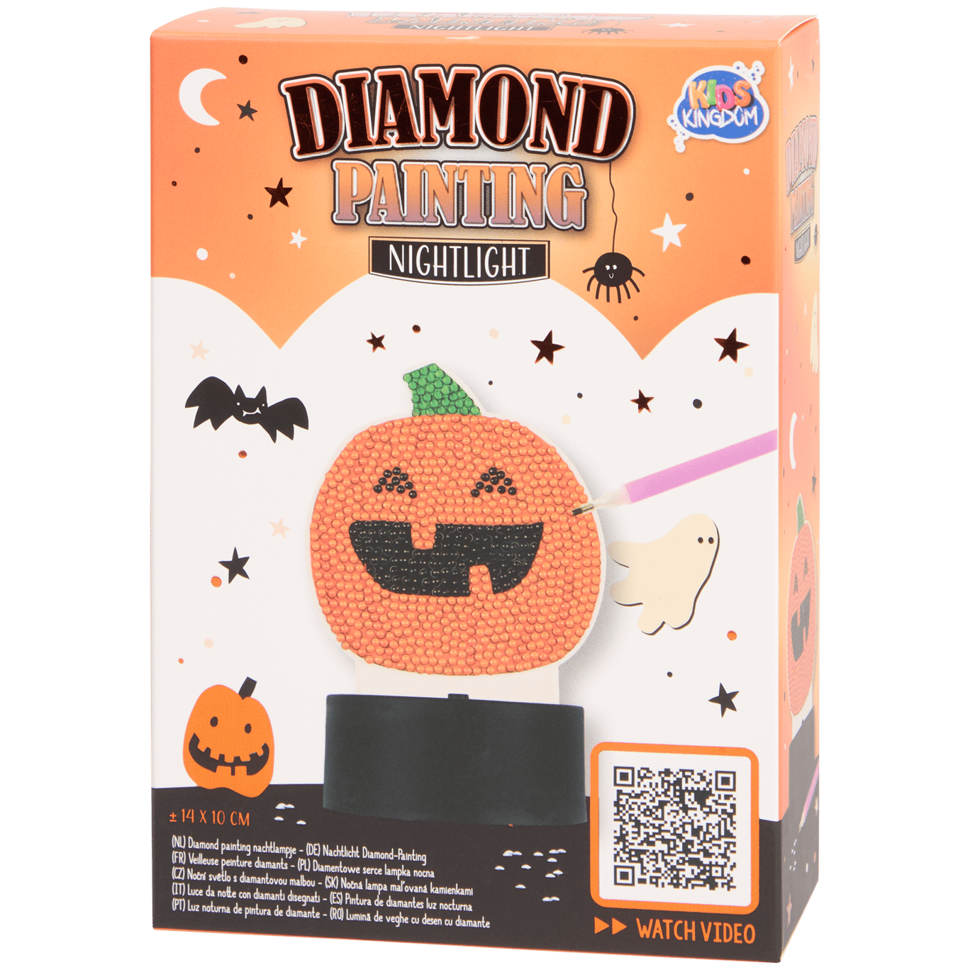 Lampada da notte diamond painting Kids Kingdom Halloween