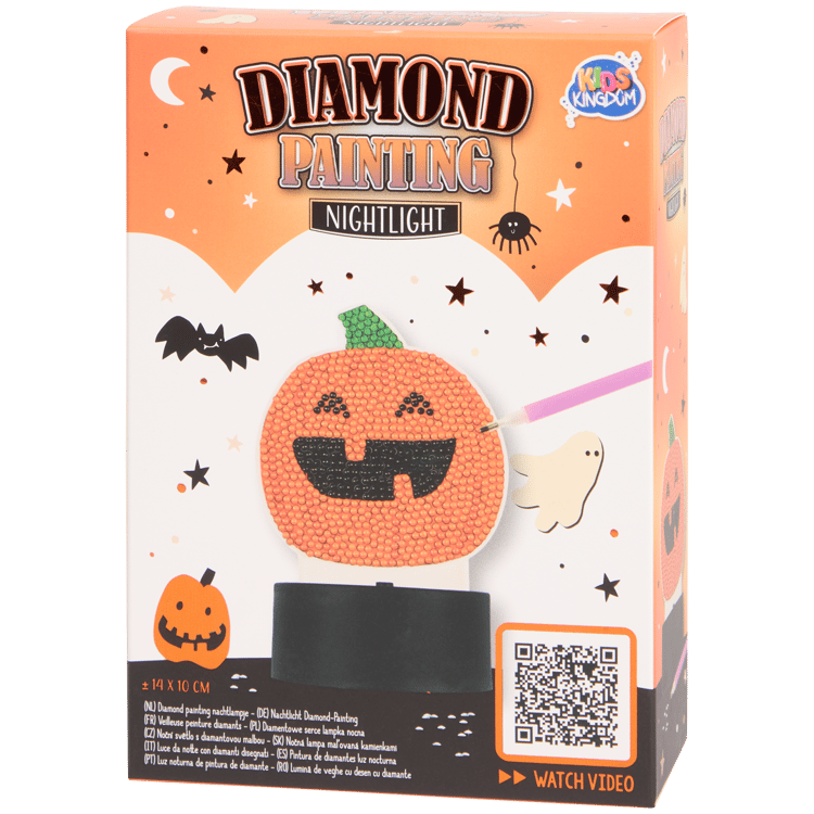 Peinture diamant veilleuse Kids Kingdom Halloween