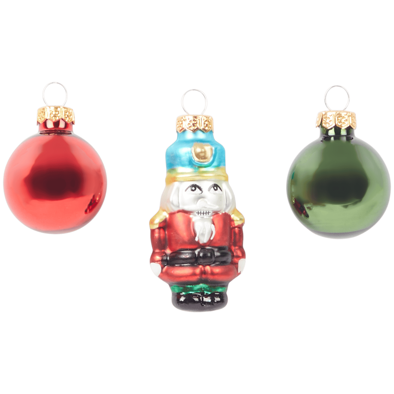 Boules de Noël miniatures en verre