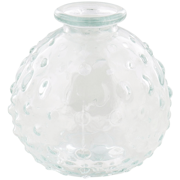 Vase boule à relief