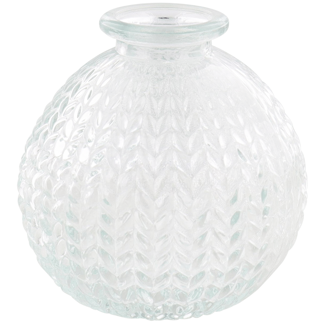 Vase boule à relief