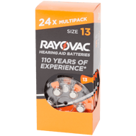 Batterie per apparecchi acustici Rayovac