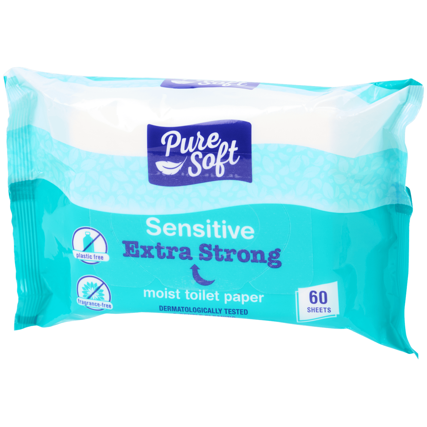 Papier toilette humide Pure Soft Sensitive Bio-flush