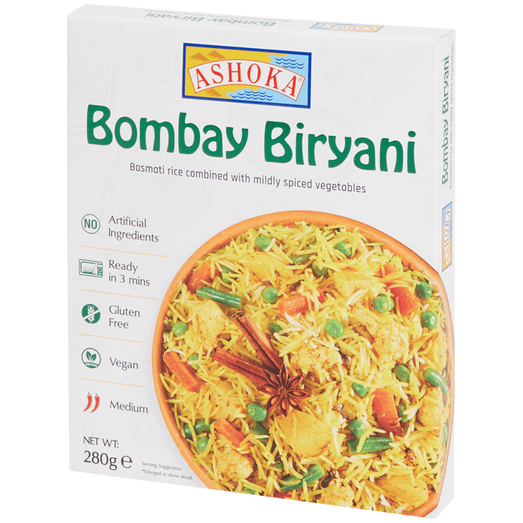 Verzehrfertiges Reisgericht Bombay Biryani