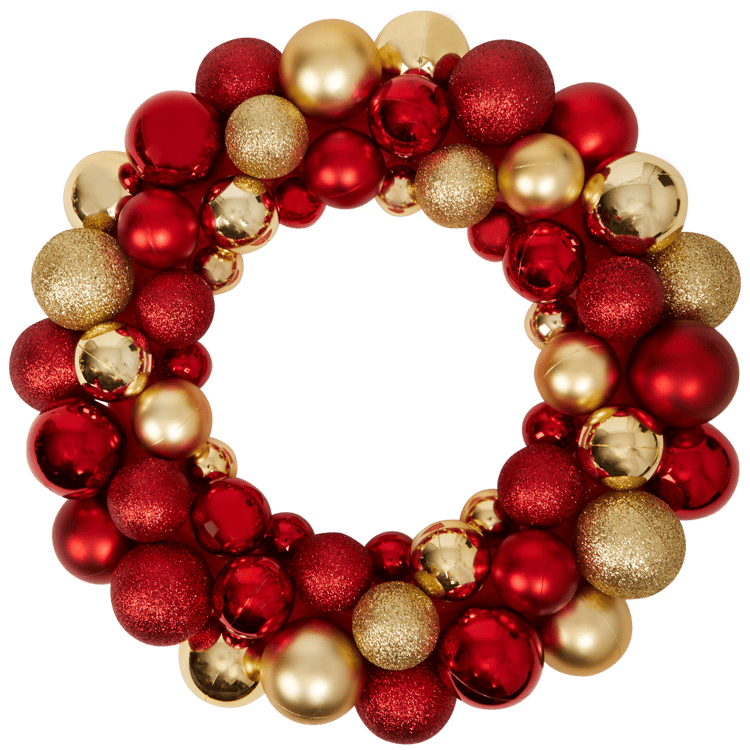 Couronne de boules de Noël Absolu Chic