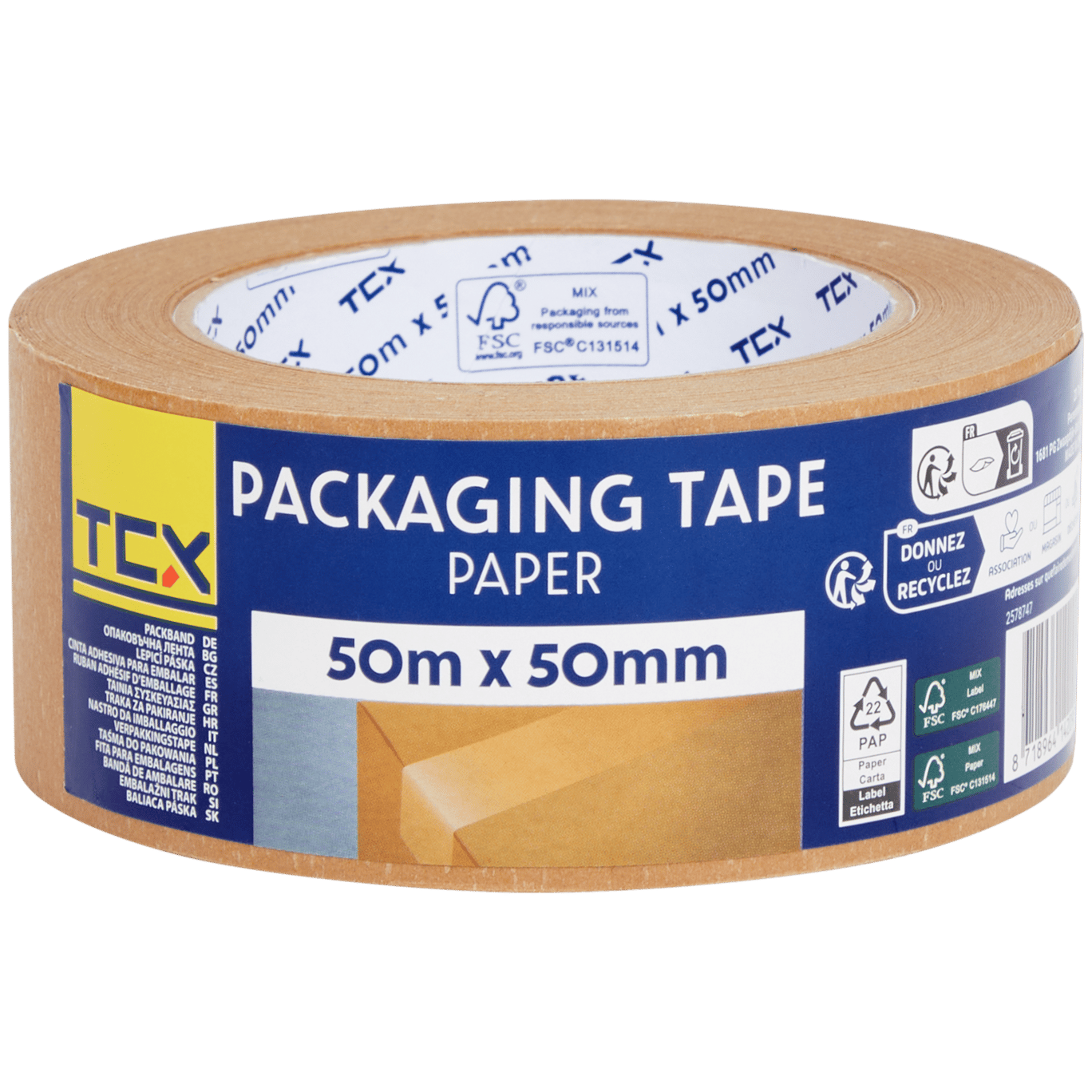 Papírová balicí páska TCX