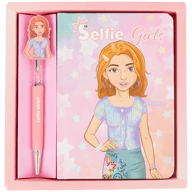 Selfie Girls notitieboek met pen