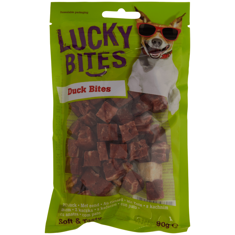 Lucky Bites Duck Bites hondensnacks