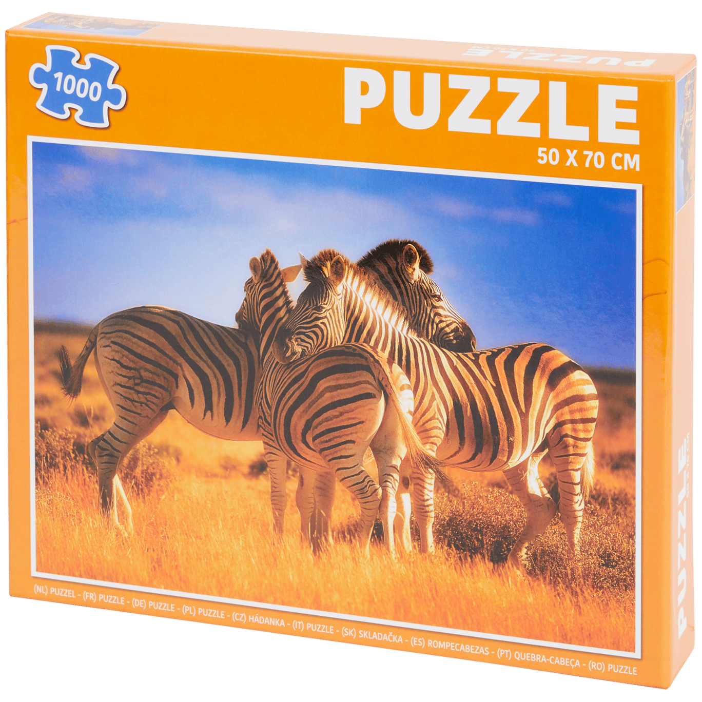 Puzzle 1000 Pièces Animaux 50 X 70 Cm - Papeterie Michel