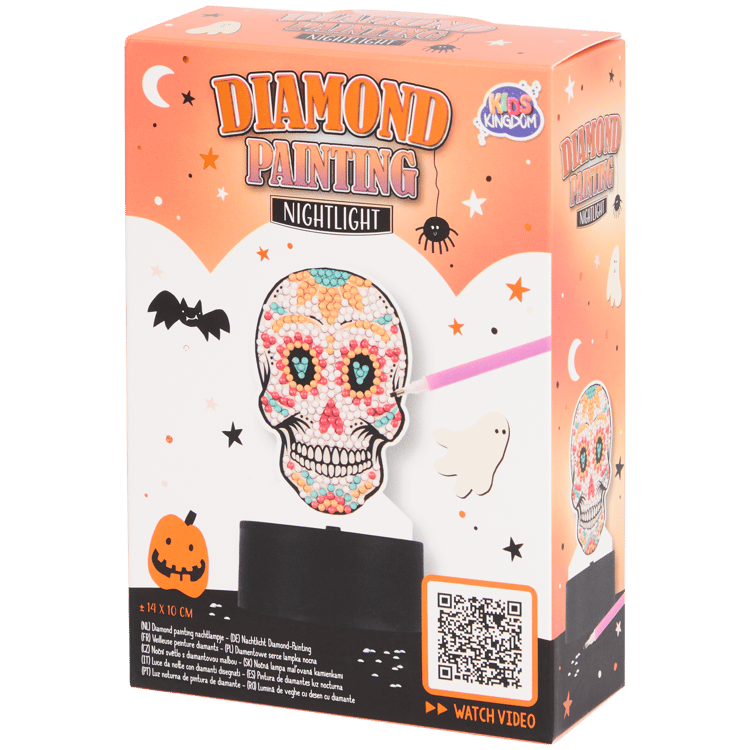 Peinture diamant veilleuse Kids Kingdom Halloween