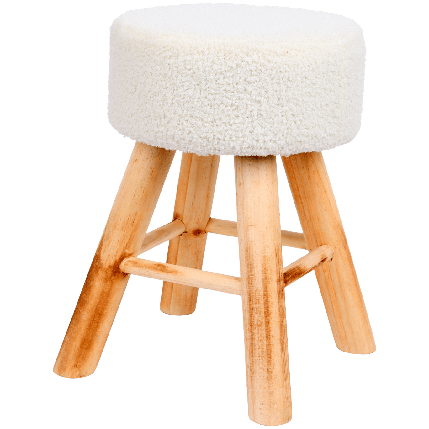 Tabouret en teddy