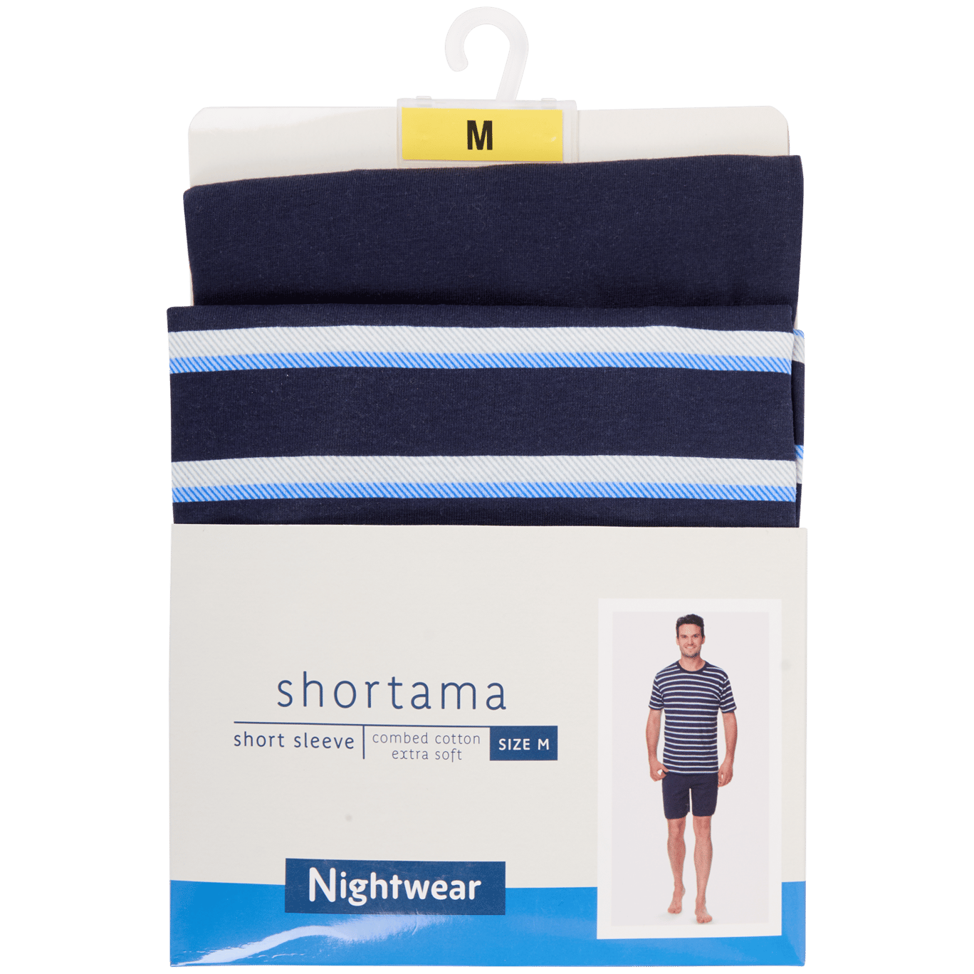 Pigiama Corto Uomo Cargo Bay - T-Shirt 100% Cotone E Pantaloncini A Quadri, Fresco Per L'Estate