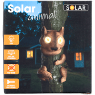Animal avec lampe solaire