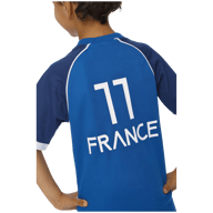 Tenue de football aux couleurs de la France